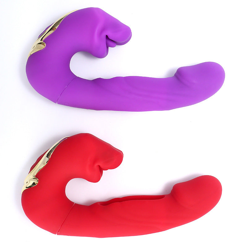 U-Shaped Red Lip Vibrator