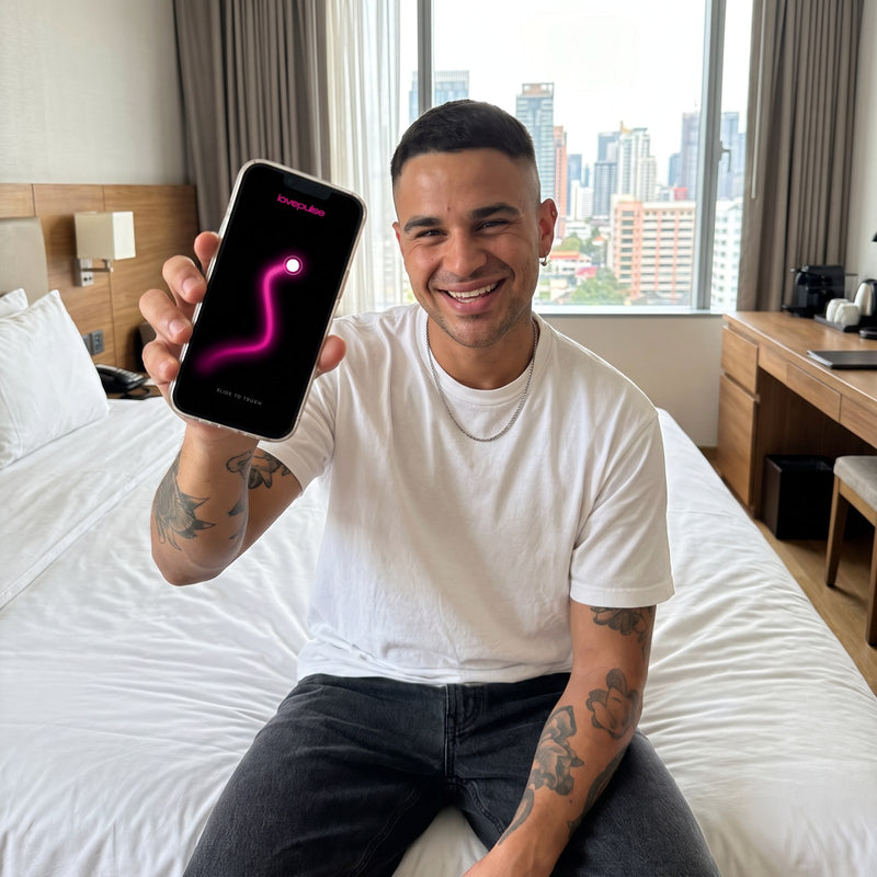 LovePulse, from his phone